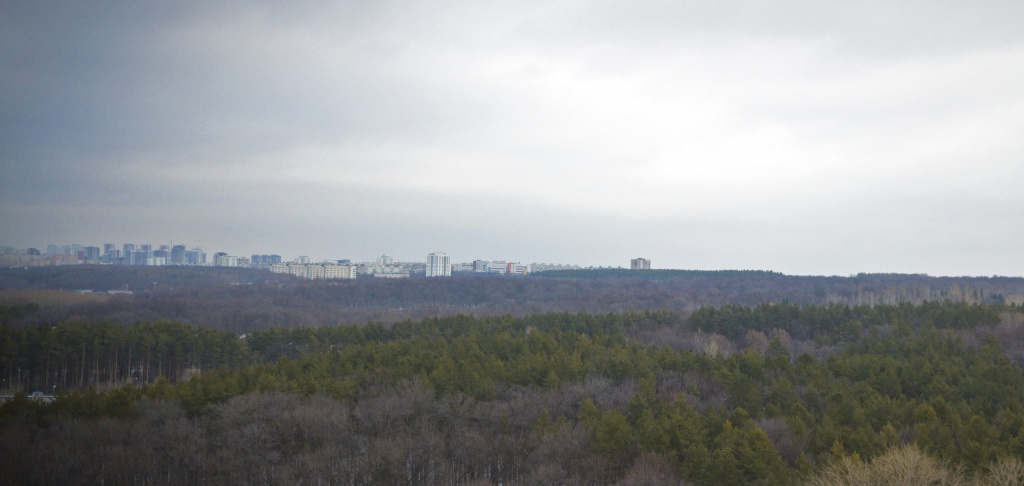 Вид из панорамных окон Нового умного дома на Злобина